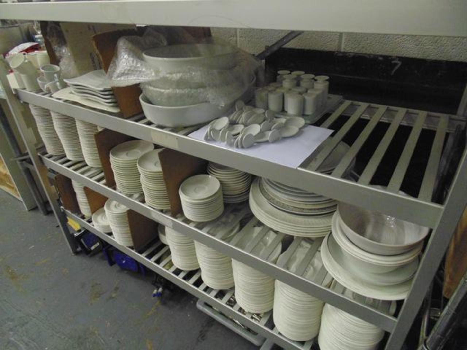 A large quantity of white hotel tableware principally Royal Doulton and Villeroy & Boch - comprising - Image 2 of 3