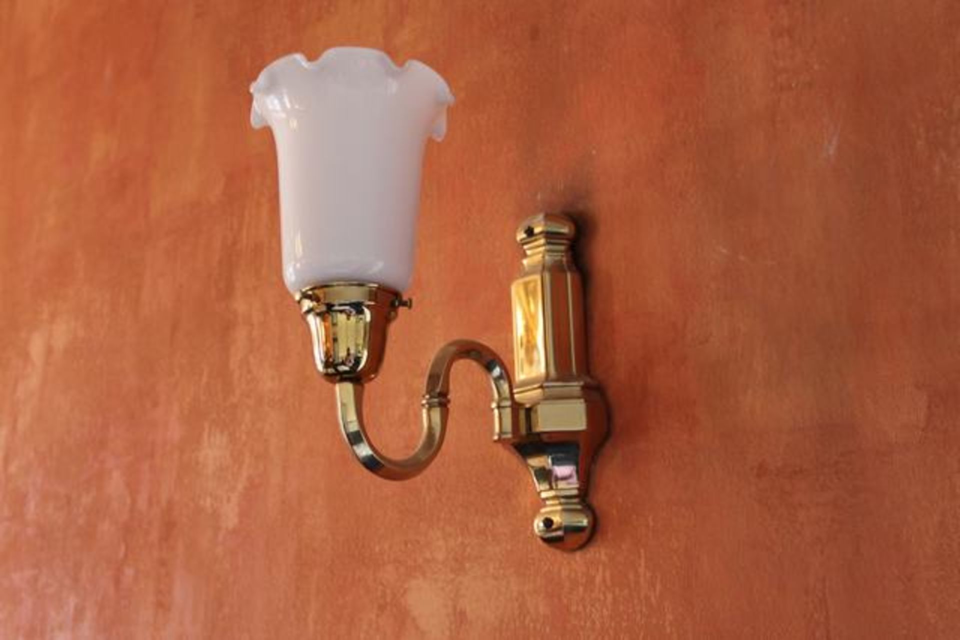 A pair of classically designed candle wall sconce  Lift out charge  5