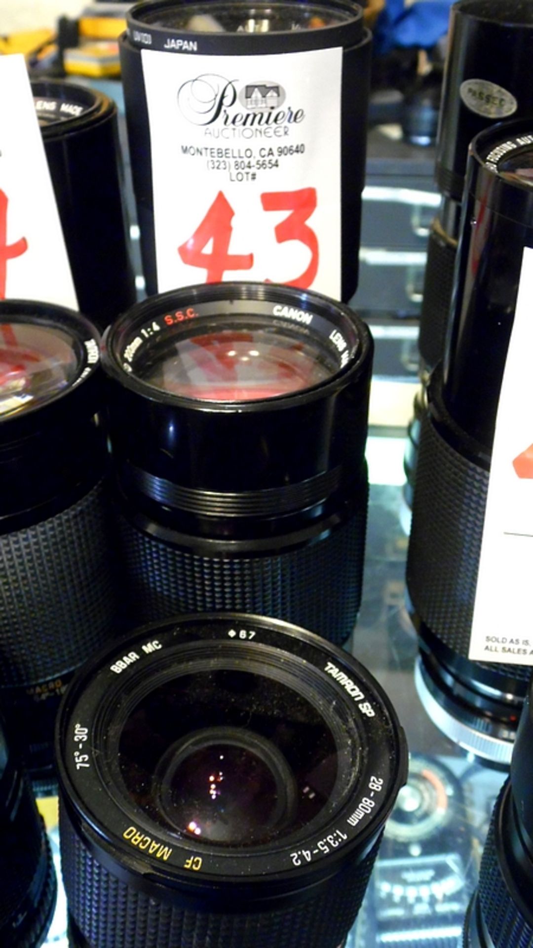 ASSORTED CAMERA LENSES