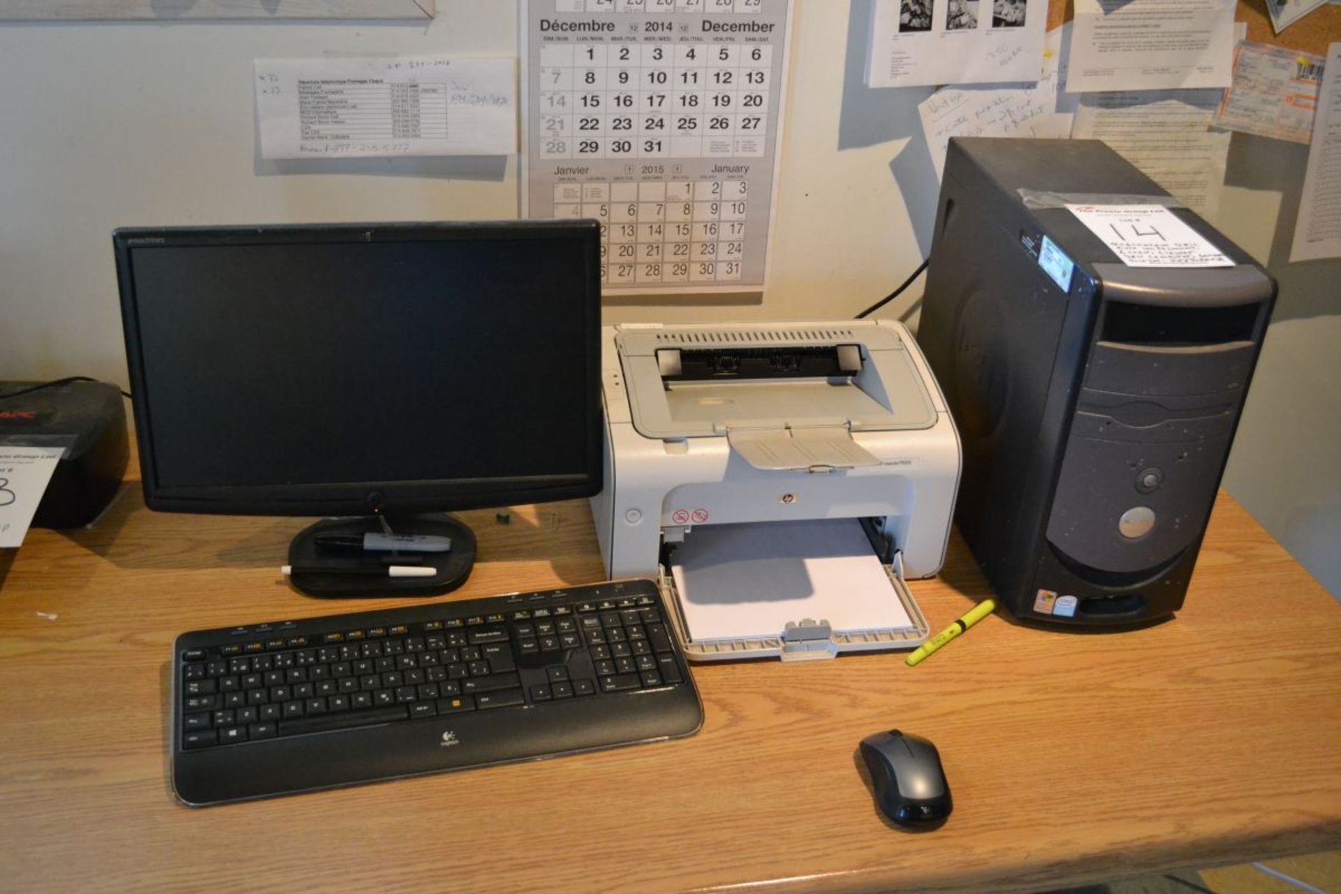 Dell Systeme ordinateur avec imprimante/ Dell Computer system w/ printer