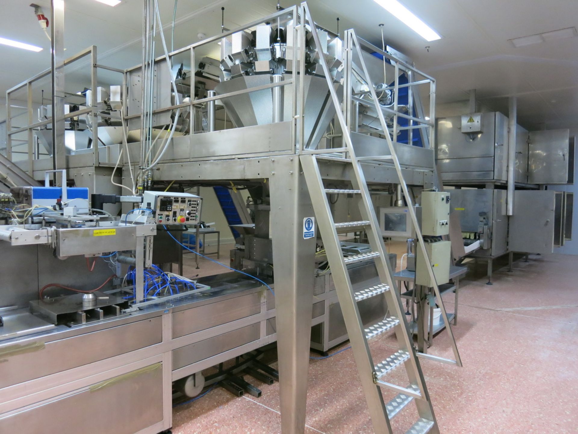 MBP multihead weigher, model 14-C2T, 14 head touch screen 2mx300mm belt LIFT OUT CHARGE £2500
