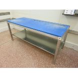 Cutting  table, ss frame, teflon top
LIFT OUT CHARGE  £20