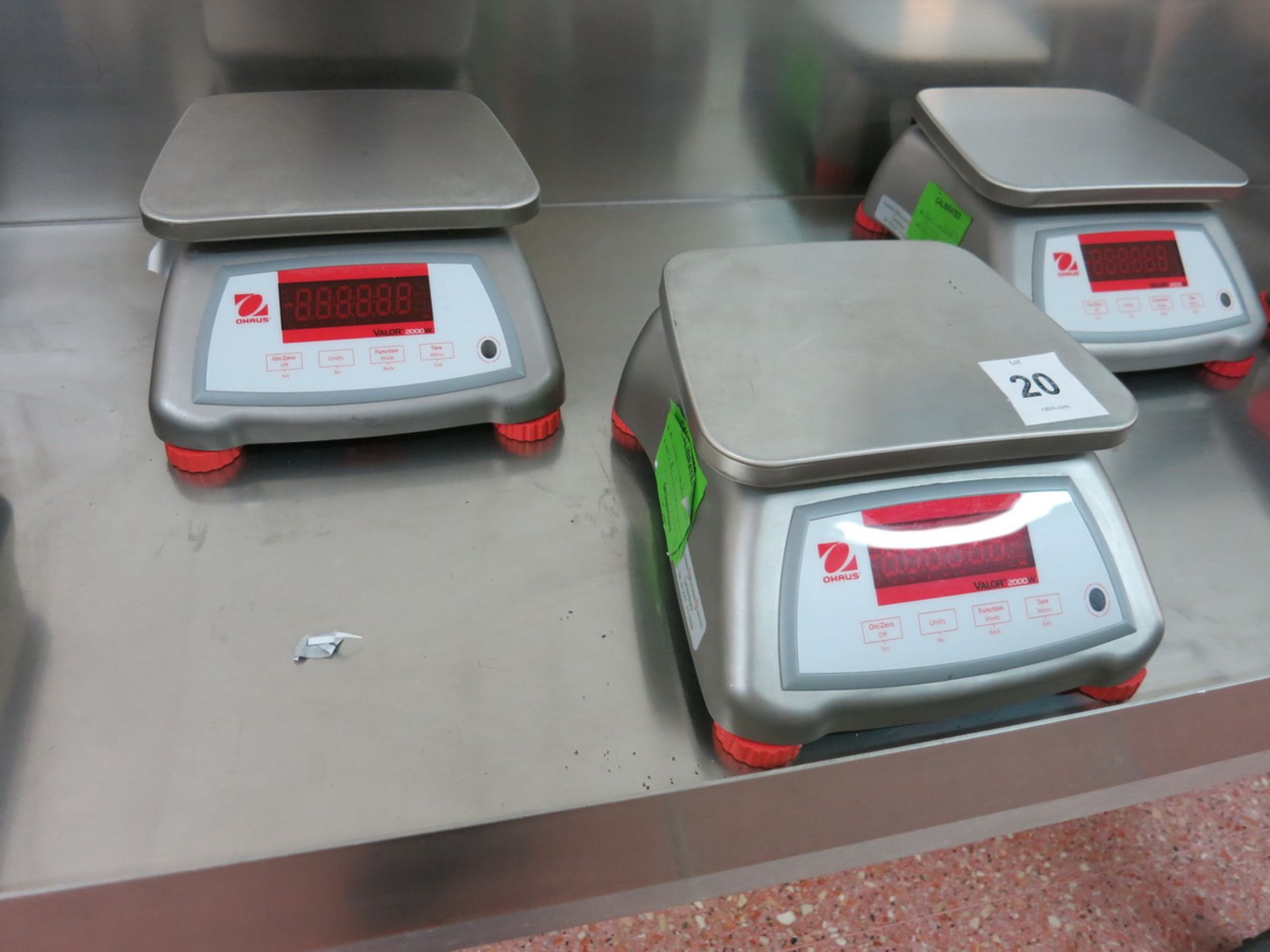 Ohaus digital scales, model V22XWEGT, 6000 gram
LIFT OUT CHARGE  £5