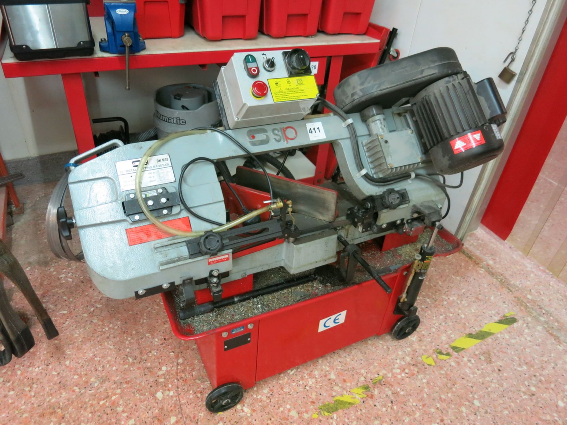 SIP bandsaw, model DKM35, s/n 10126288 LIFT OUT CHARGE  £50