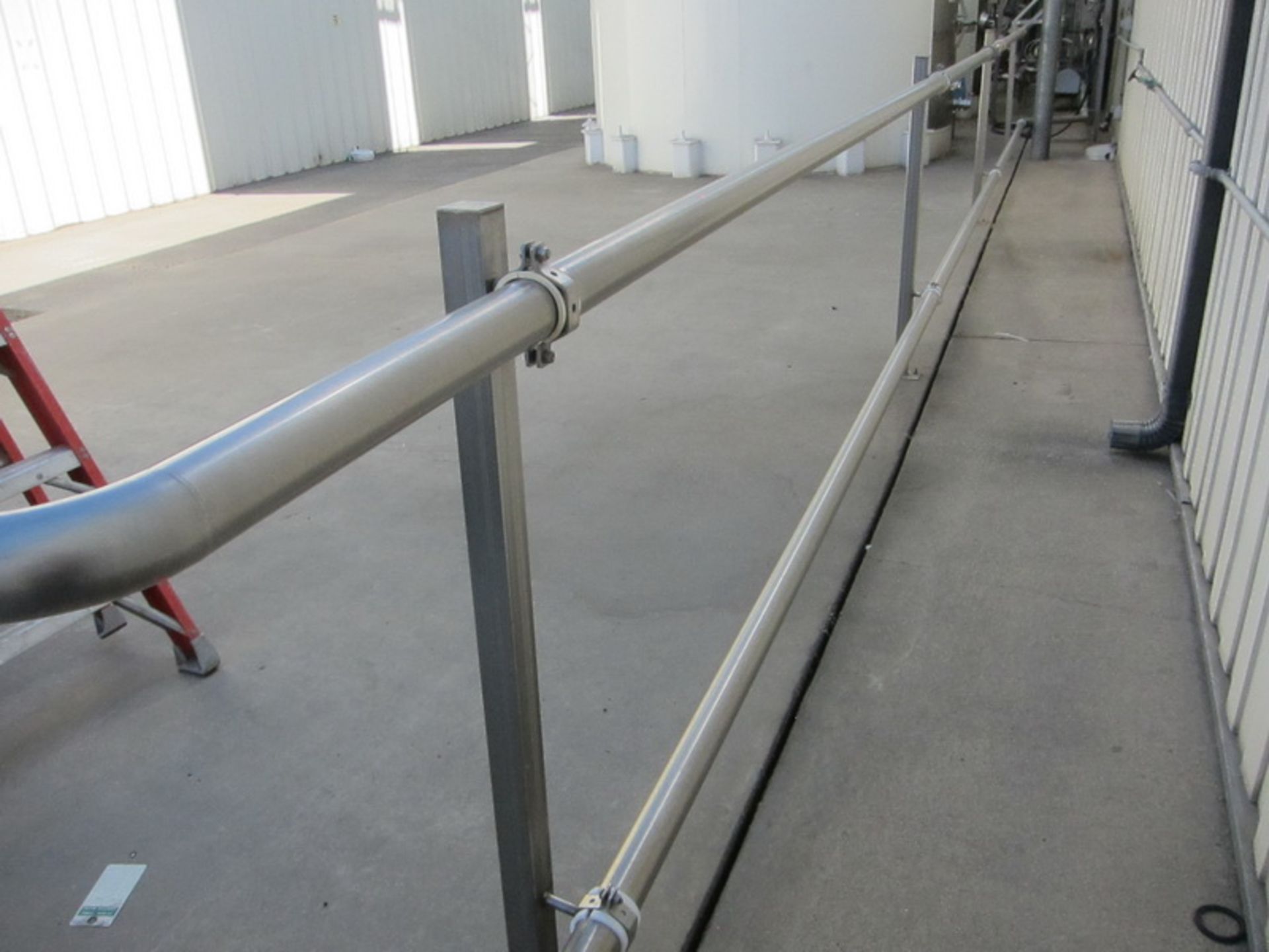 [Lot] Stainless steel pipework & valves, assocatied with outside silos, (9) GEA, (1) Endress + - Image 4 of 6