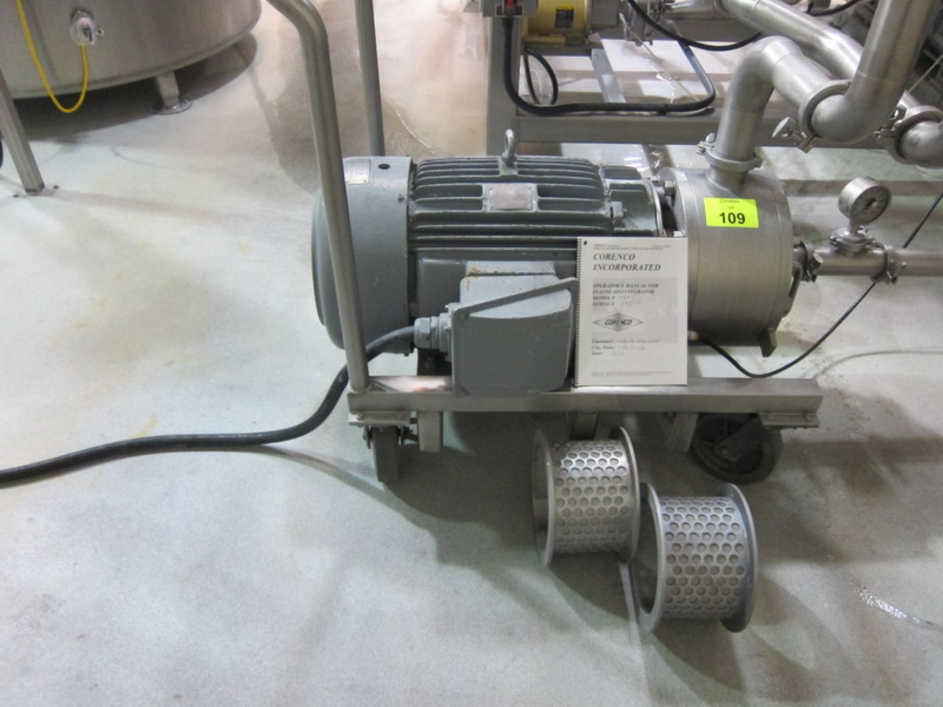 Corenco turbo disintegrator mill, model M8PT, (SUBJECT TO BULK BID OF LOTS 103-118) - Image 3 of 4