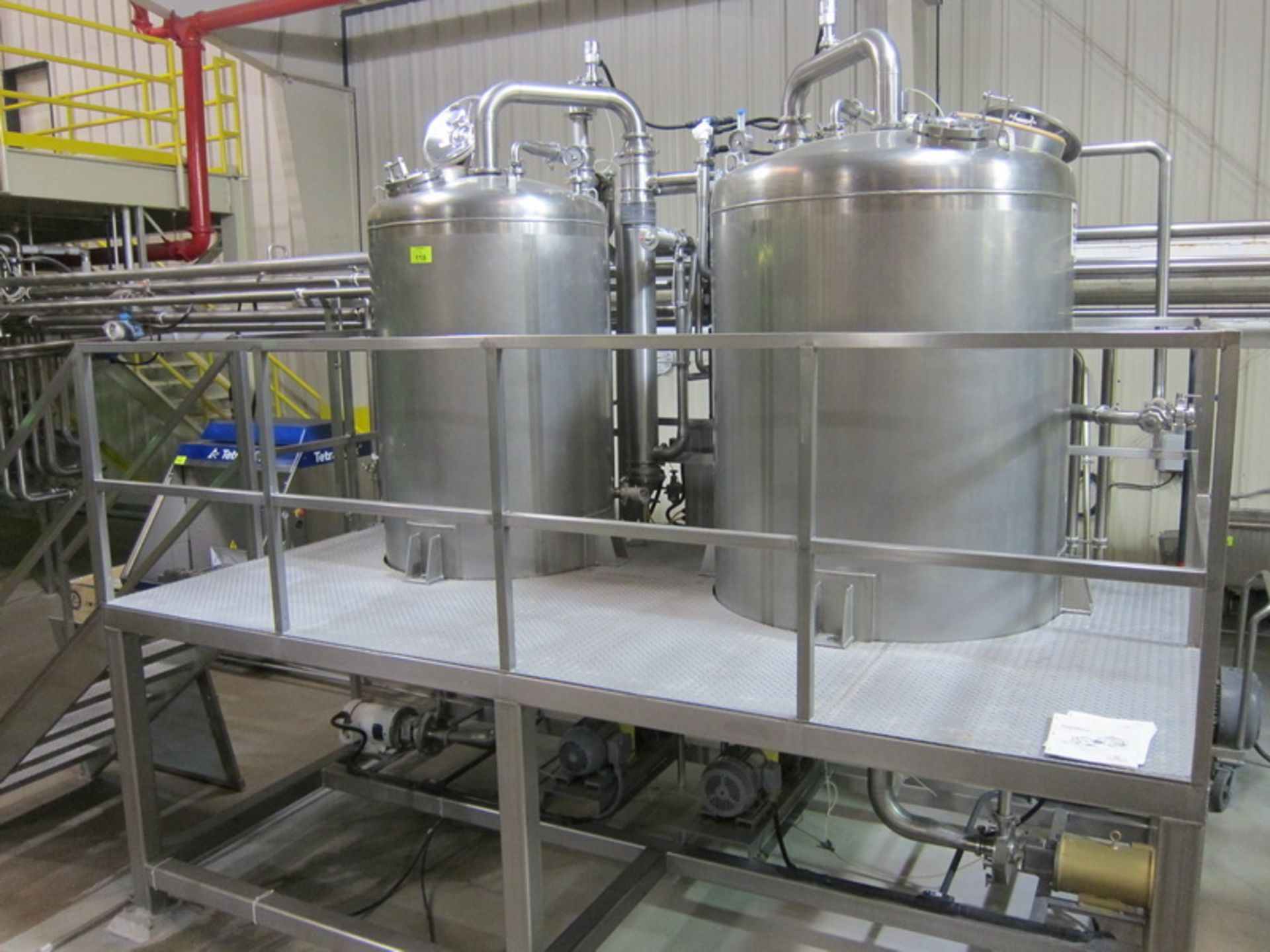Double vacuum tanks, (2) vaccum SS dome bottom tanks, with, (SUBJECT TO BULK BID OF LOTS 103-118) - Image 19 of 19