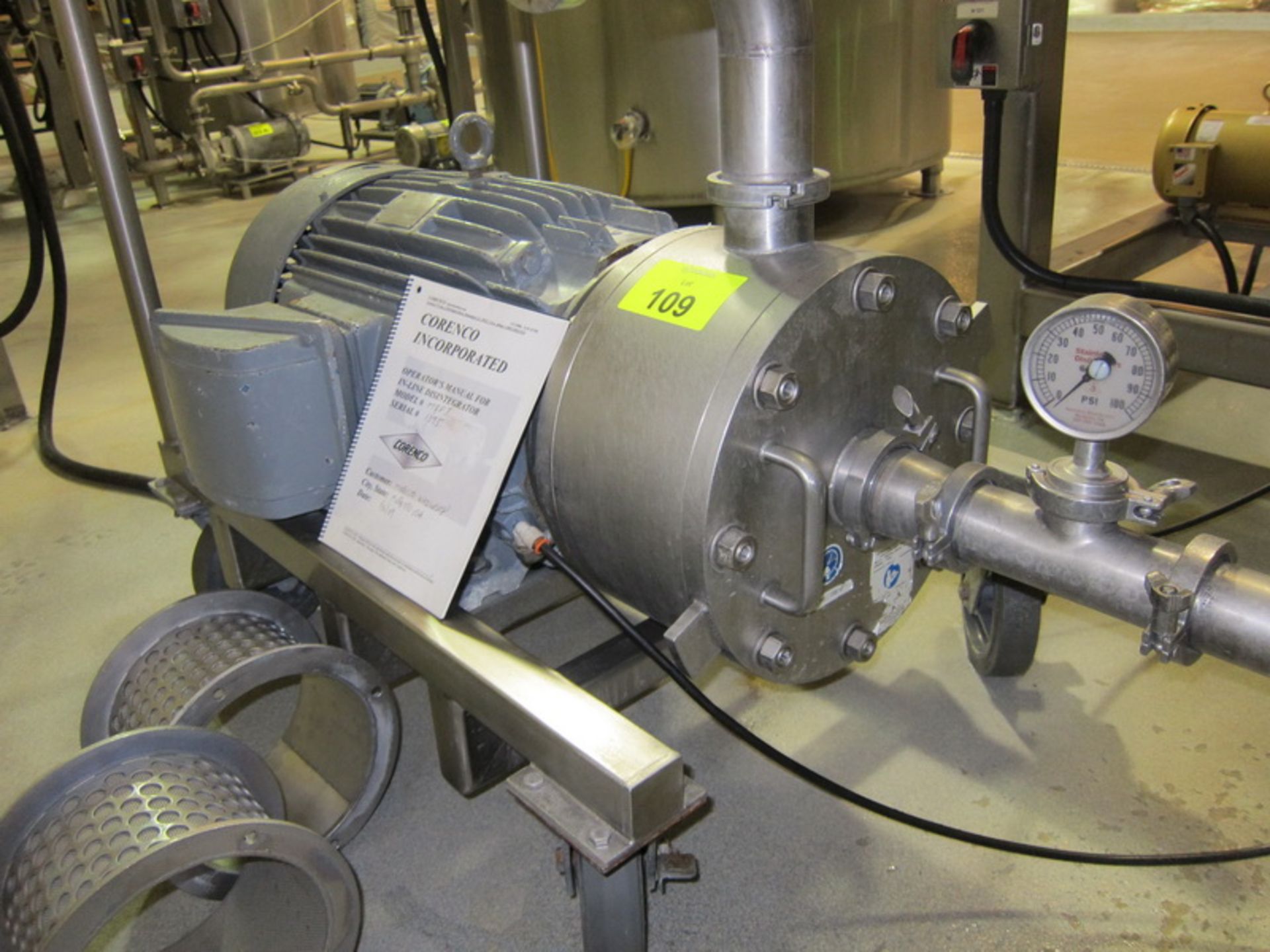 Corenco turbo disintegrator mill, model M8PT, (SUBJECT TO BULK BID OF LOTS 103-118) - Image 2 of 4