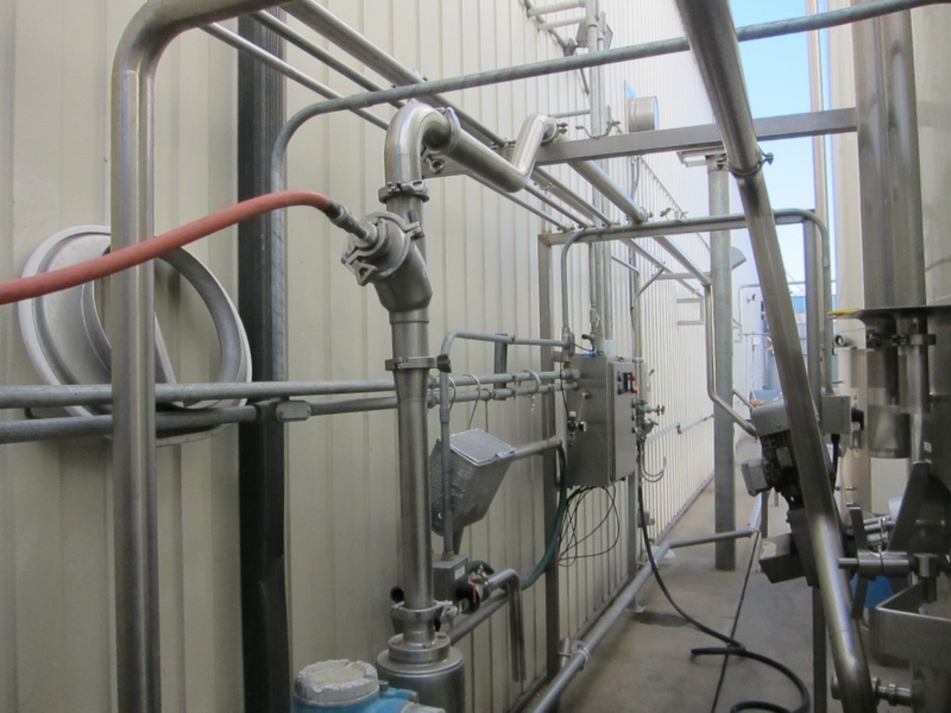 [Lot] Stainless steel pipework & valves, assocatied with outside silos, (9) GEA, (1) Endress + - Image 2 of 6