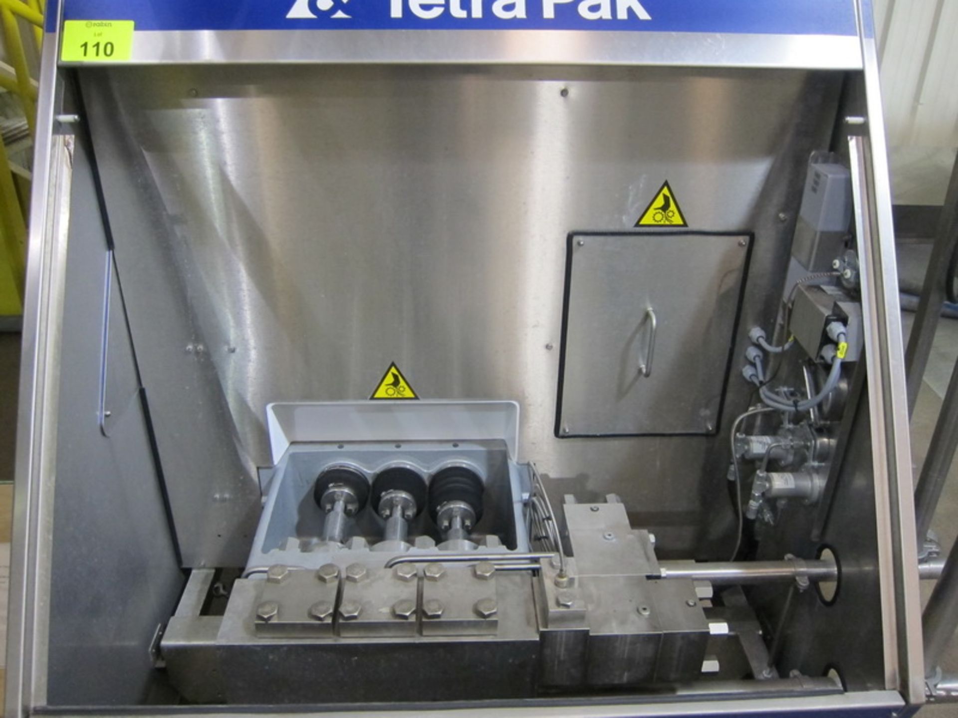 Tetra Pak homogenizer, model Tetra Alex 200, s/n 5856932090, (SUBJECT TO BULK BID OF LOTS 103-118) - Image 7 of 13