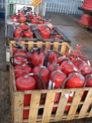 JOB LOT OF FIRE EXTINGUISHERS - NEXT DISCHARGE TEST DATE 2014 - 2018 ON MAJORITY X 43