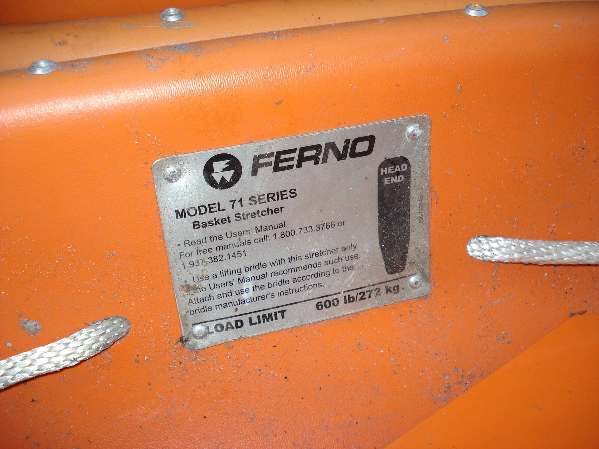 FERNO RESCUE BASKET STRETCHERS MODEL 71 SERIES X 4 - Image 3 of 4