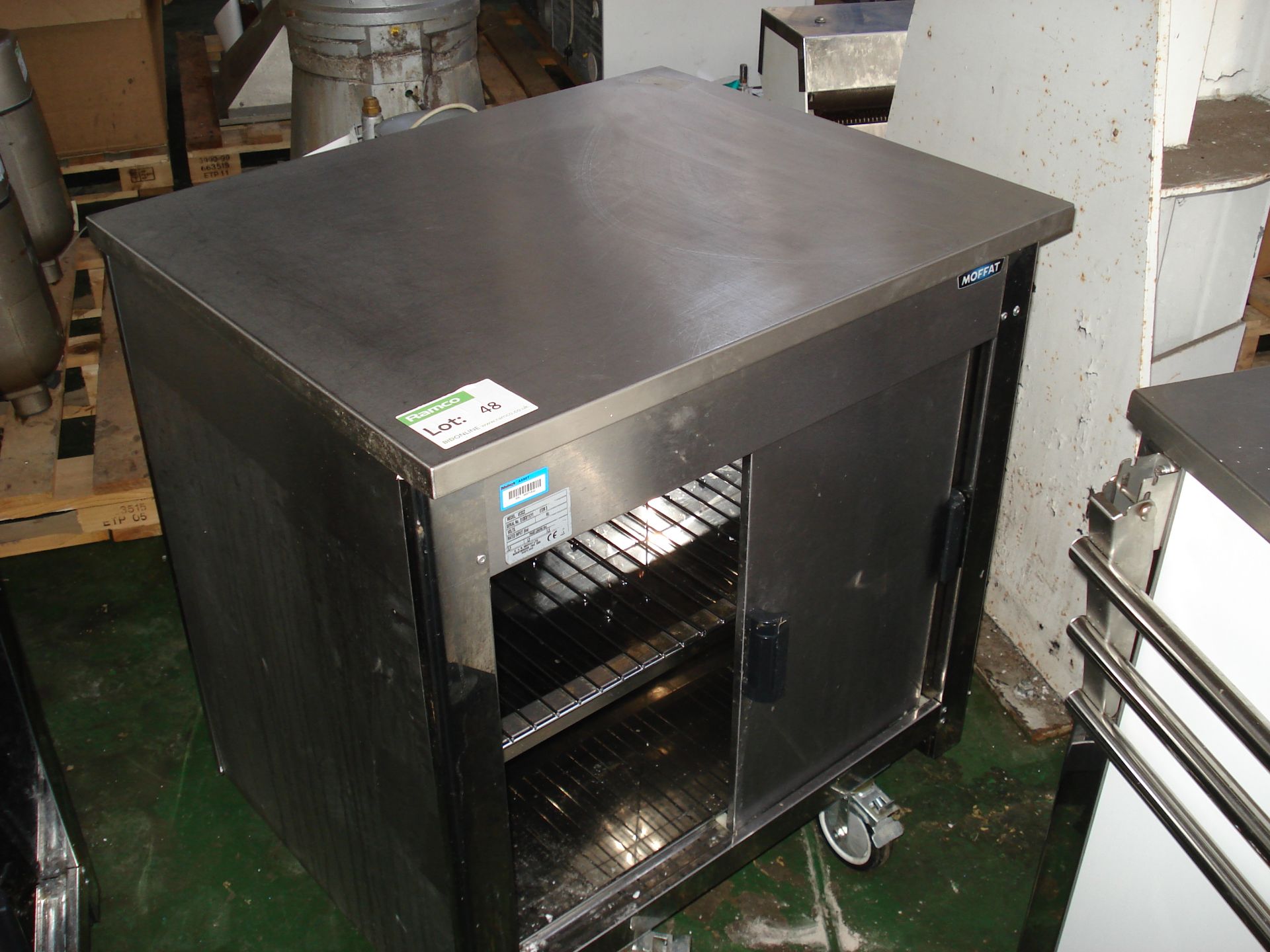 MOFFAT CATERING WHEELED COUNTER/CUPBOARD