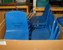 PLASTIC STACKING CHAIRS