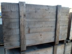 EMPTY WOODEN CRATE