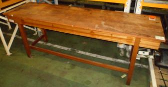 WOODEN TABLE / WORK BENCH