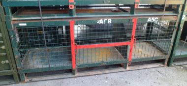 3 SECTION STORAGE CAGE