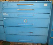 EQUIPTO 6 DRAWER TOOL CABINET