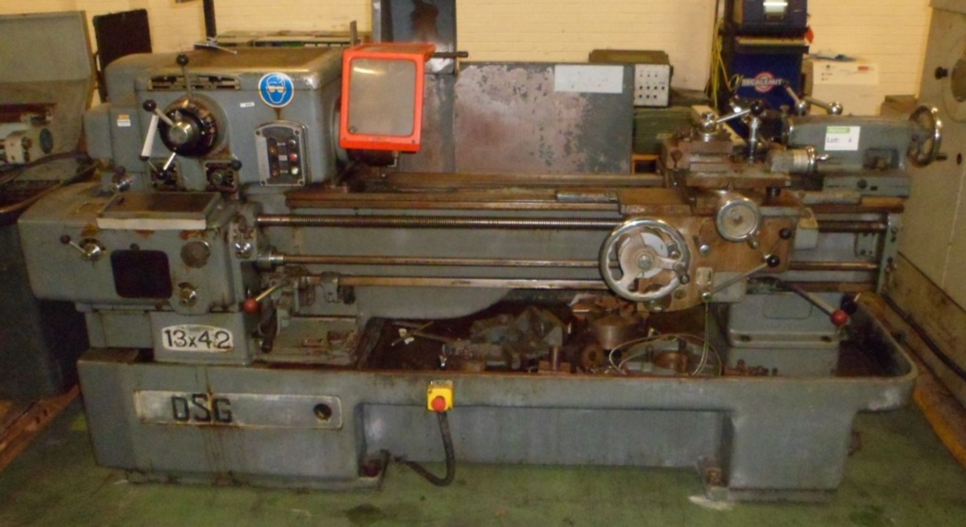 DEAN SMITH & GRACE TYPE 13-1 LATHE - 13X42 - MACHINE NO. - 35555-1-65 - WITH TOOLING