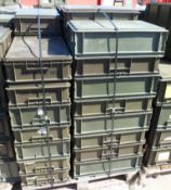 STACKABLE STORAGE TRAYS - APPROX 30