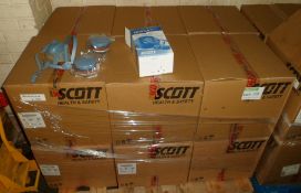 SCOTT HALF MASK - WORK RESPIRATOR - 10 PER BOX - 12 BOXES