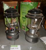 2x Coleman Powerhouse duel fuel tilley lamps