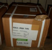 Steel strapping seals - 13x24x0.63mm - 4000 per box