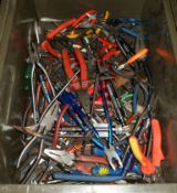 Various pliers + wire cutters (plastic tray not included)