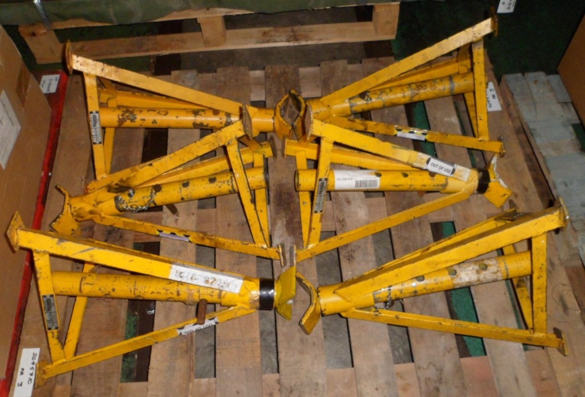 6x Axle stands - 4000kg