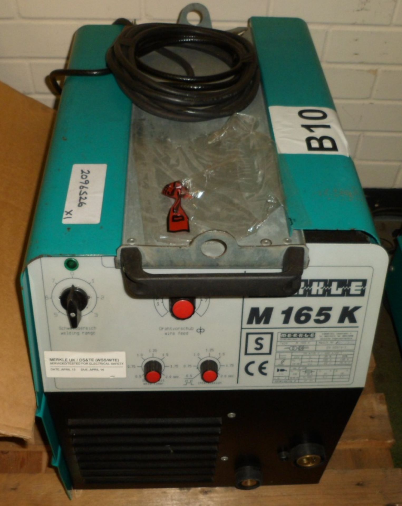 Merkle M165K welder - accessories