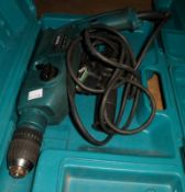 Makita HP2041 corded drill + case