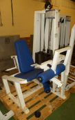 Powersport seated leg curl