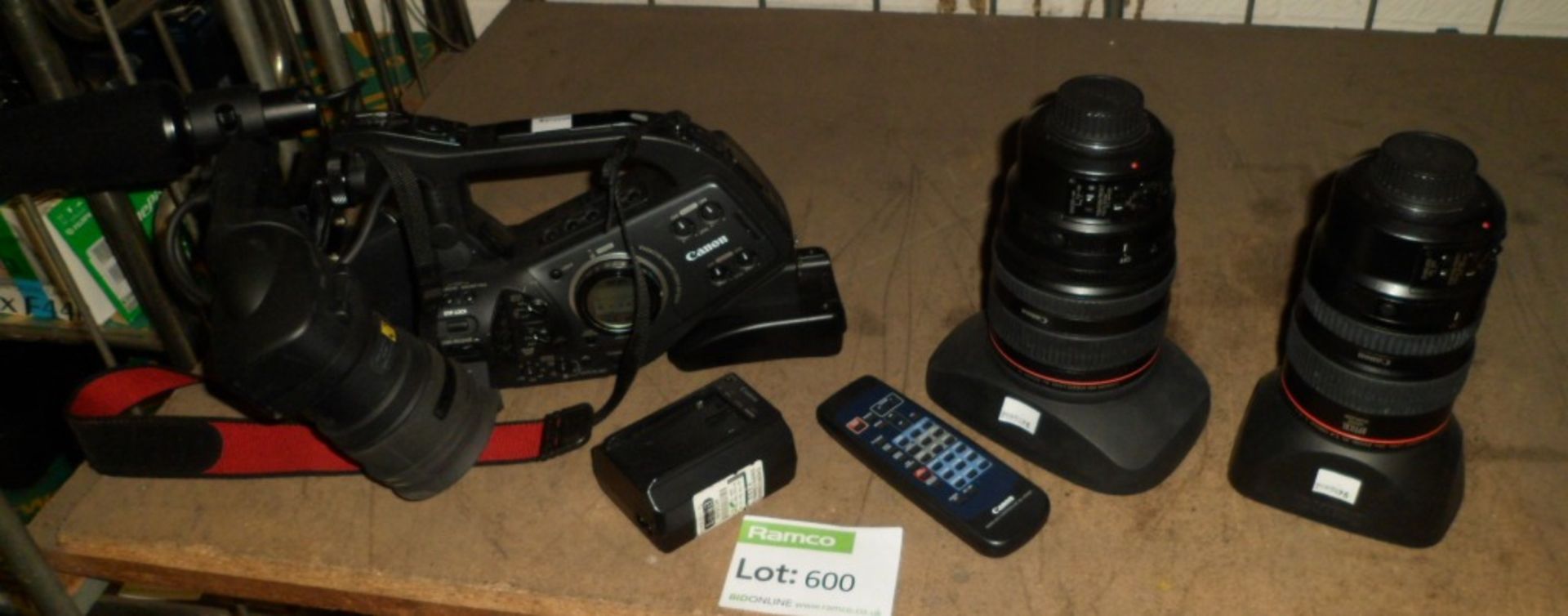 Canon XLH1 video camera, 20x & 6x Zoom lenses and accessories