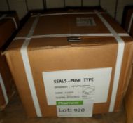 Steel strapping seals - 13x24x0.63mm - 4000 per box