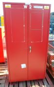 Double door fire safety cabinet - 6ft x 3ft x 2ft (approx)