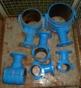 Water pipe / gate valves