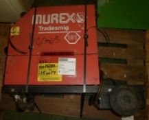Murex Trafesmig 191 welder, broken wheel