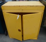 Yellow 2 Door Cabinet