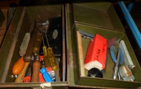 Tool Box - Allen Keys, Hammer- Screwdriver, Vice, Spanner