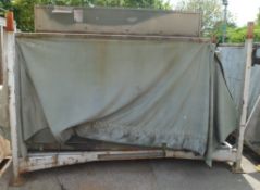 Lorry mountable shell housing