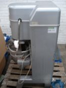 HOBART MIXER WITH BOWL AND MIXING ATTACHMENT