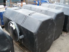 PLASTIC WATER TANK  X 2 - 57" X 25" X 32"