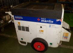 Merlin Gerin 4.8KW - 6.0KVA Mobile generator (serviced and working - 936hrs