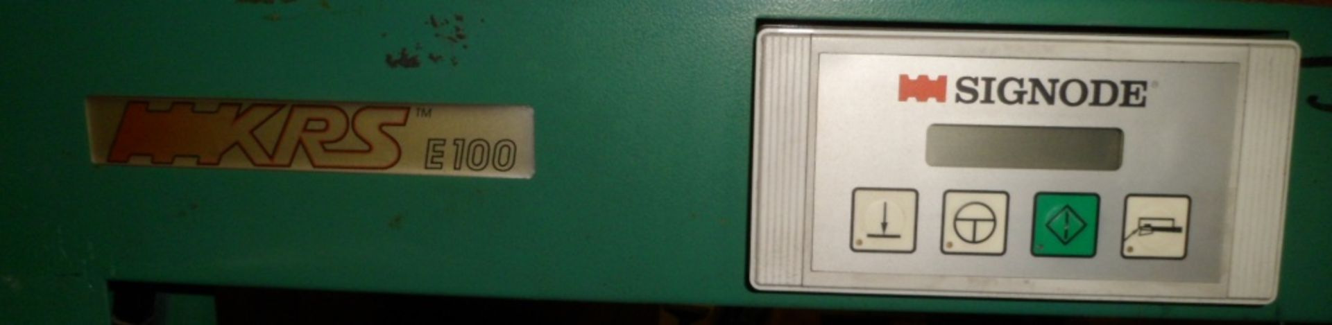 Signol semi automatic box stapping machine model KRS E-100 - Image 3 of 3