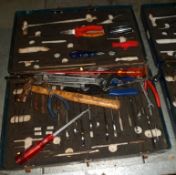 Tool Kit - Spanner, Hammer, Screwdriver, Scissors, Chissel, Wire Cutters