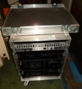 Audio panels in transport case - Phonic PCL 32RMS / Peak dual channel