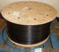 Reel of fibrous cable