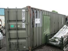 Field Shower / Hot water system in 20FT ISO container