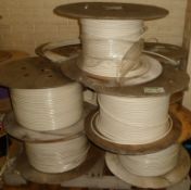 9x reels of cable (unknown length) - limited fire hazard cable for communications B2M 1500