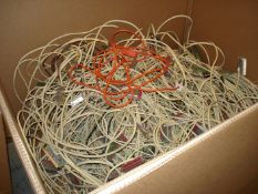 BOX OF MIXED CABLES